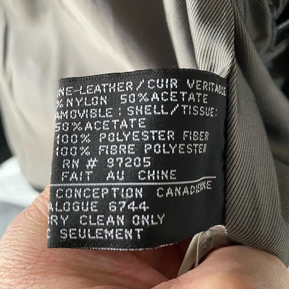 Men’s Danier Leather Car Coat - Picture 6 of 6